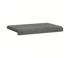Suoliuko pagalvė Aksomas Tamsiai pilka Gylis 35 cm