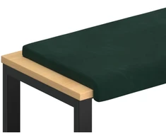 Suoliuko pagalvė Aksomas Tamsiai žalia Gylis 35 cm