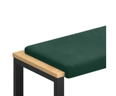 Suoliuko pagalvė Aksomas Tamsiai žalia Gylis 35 cm