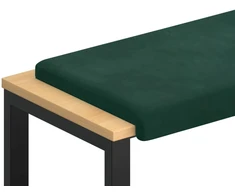 Suoliuko pagalvė Aksomas Tamsiai žalia Gylis 35 cm