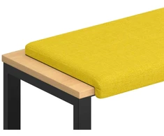 Suoliuko pagalvė Audinys Šviesi geltona Gylis 35 cm