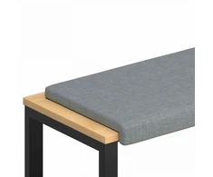 Suoliuko pagalvė Audinys Šviesiai pilka Gylis 35 cm