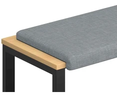 Suoliuko pagalvė Audinys Šviesiai pilka Gylis 35 cm