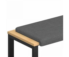 Suoliuko pagalvė Audinys Tamsiai pilka Gylis 35 cm