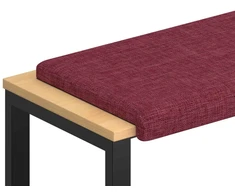 Suoliuko pagalvė Audinys Vyno raudona Gylis 35 cm