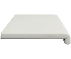 Suoliuko pagalvė Dirbtinė oda Balta Gylis 35 cm