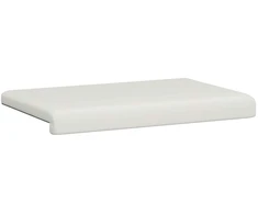 Suoliuko pagalvė Dirbtinė oda Balta Gylis 35 cm