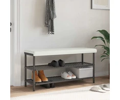 Suoliuko pagalvė Dirbtinė oda Balta Gylis 35 cm