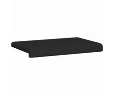 Suoliuko pagalvė Dirbtinė oda Juoda Gylis 35 cm