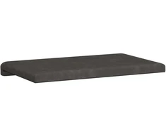 Suoliuko pagalvė Dirbtinė oda Juoda Gylis 35 cm
