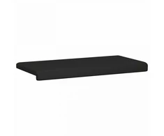Suoliuko pagalvė Dirbtinė oda Juoda Gylis 35 cm