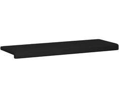 Suoliuko pagalvė Dirbtinė oda Juoda Gylis 35 cm