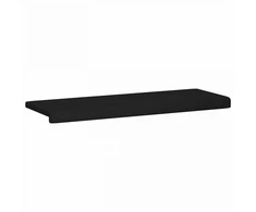 Suoliuko pagalvė Dirbtinė oda Juoda Gylis 35 cm