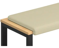 Suoliuko pagalvė Dirbtinė oda Kreminė Gylis 35 cm