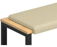 Suoliuko pagalvė Dirbtinė oda Kreminė Gylis 35 cm