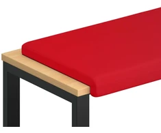 Suoliuko pagalvė Dirbtinė oda Raudona Gylis 35 cm