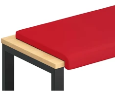 Suoliuko pagalvė Dirbtinė oda Raudona Gylis 35 cm