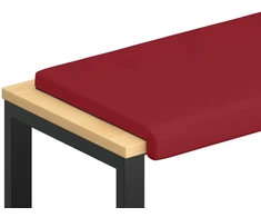 Suoliuko pagalvė Dirbtinė oda Vyno raudona Gylis 35 cm