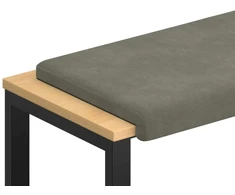 Suoliuko pagalvė mančester Šviesiai pilka Gylis 35 cm