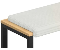 Suoliuko pagalvė Pūkuota korduroja Kreminė Gylis 35 cm