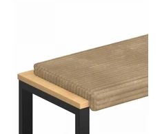 Suoliuko pagalvė Pūkuota korduroja Taupe Gylis 35 cm