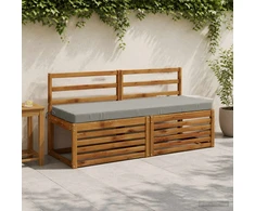 Suoliuko pagalvė SOEST 100% poliesteris Pilka 150 x 50 x 8 cm