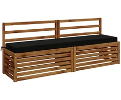 Suoliuko pagalvė SOEST 100% poliesteris Juoda 180 x 40 x 8 cm