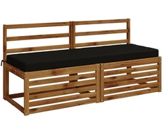 Suoliuko pagalvė SOEST 100% poliesteris Juoda 150 x 50 x 8 cm
