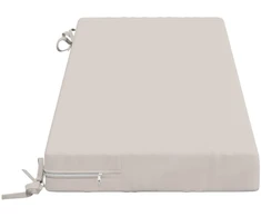 Suoliuko pagalvė SOEST 100% poliesteris Balta 110 x 40 x 8 cm