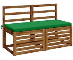 Suoliuko pagalvė SOEST 100% poliesteris Žalia 110 x 50 x 5 cm