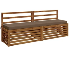 Suoliuko pagalvė SOEST 100% poliesteris Taupe 200 x 40 x 8 cm