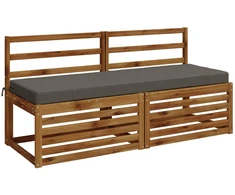 Suoliuko pagalvė SOEST 100% poliesteris Pilka 150 x 50 x 8 cm