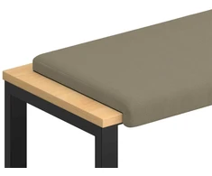 Suoliuko pagalvė Tekstūruotas aksomas Chaki Gylis 35 cm