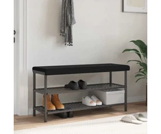 Suoliuko pagalvė Tekstūruotas aksomas Juoda Gylis 35 cm
