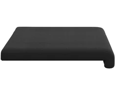 Suoliuko pagalvė Tekstūruotas aksomas Juoda Gylis 35 cm