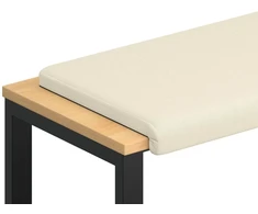 Suoliuko pagalvė Tekstūruotas aksomas Kreminė Gylis 35 cm