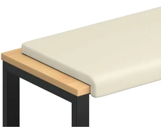 Suoliuko pagalvė Tekstūruotas aksomas Kreminė Gylis 35 cm