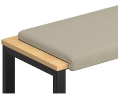 Suoliuko pagalvė Tekstūruotas aksomas Smėlio Gylis 35 cm