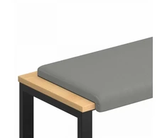 Suoliuko pagalvė Tekstūruotas aksomas Tamsiai pilka Gylis 35 cm