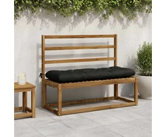 Suoliuko pagalvė VIANEN 100% poliesteris Juoda 110 x 40 x 12 cm