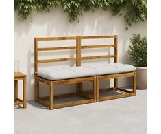 Suoliuko pagalvė VIANEN 100% poliesteris Balta 150 x 40 x 12 cm