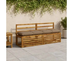 Suoliuko pagalvė VIANEN 100% poliesteris Taupe 160 x 40 x 12 cm
