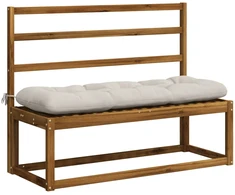 Suoliuko pagalvė VIANEN 100% poliesteris Balta 100 x 40 x 12 cm
