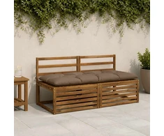 Suoliuko pagalvė VIANEN 100% poliesteris Taupe 160 x 60 x 12 cm