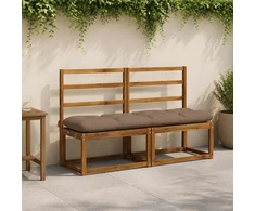 Suoliuko pagalvė VIANEN 100% poliesteris Taupe 150 x 40 x 12 cm