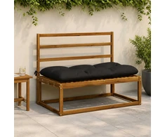 Suoliuko pagalvė VIANEN 100% poliesteris Juoda 100 x 60 x 12 cm