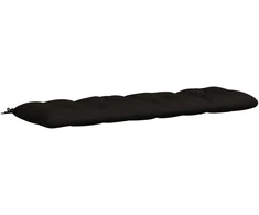 Suoliuko pagalvė VIANEN 100% poliesteris Juoda 180 x 50 x 12 cm