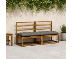 Suoliuko pagalvė VIANEN 100% poliesteris Pilka 170 x 50 x 12 cm
