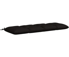 Suoliuko pagalvė VIANEN 100% poliesteris Juoda 140 x 50 x 12 cm