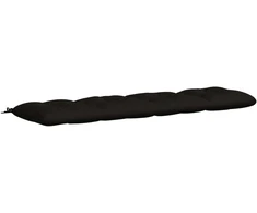 Suoliuko pagalvė VIANEN 100% poliesteris Juoda 200 x 50 x 12 cm